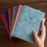 ราคา สมุดโน๊ต สมุดบันทึก สมุดจดเลคเชอร์ สมุดเขียน สมุดไดอารี่ ปกหนังหนา เนื้อในถนอมสายตา โน๊ตบุ๊ค สมุดโน๊ตขนาด A5 Notebook Writing Notebook (6230604993)