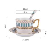 ราคา ชุดแก้วกาแฟเซรามิกสไตล์อังกฤษสุดหรูชุดช้อนจานรองแก้วกาแฟถ้วยอาหารเช้าที่บ้านชุดเครื่องดื่มน้ำชาเครื่องเคลือบดินเผาของขวัญสร้างสรรค์ (18020496730)