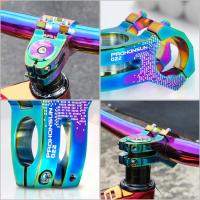 ราคา MTB ก้านดอกจักรยานเสือหมอบจักรยานสี Slick Stem 31 8Mm จักรยานเสือภูเขา Handlebar จักรยานพับได้ Stem (8922172357)