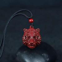 ราคา จี้หัวเสือซินนาบาร์แร่ดิบธรรมชาติแบบใหม่สำหรับทั้งหญิงและชาย (19962743074)