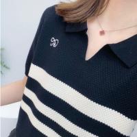 ราคา เสื้อยืดแขนสั้นเปิดไหล่สีดำและสีขาวสำหรับผู้หญิงเสื้อขนาดเล็กเก๋ไก๋แบบสั้นผ้าไอซ์ซิลค์สำหรับฤดูร้อน (19987970309)
