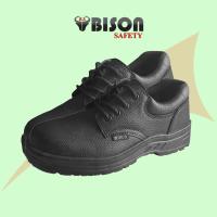 ราคา รองเท้าเซฟตี้หนังแท้ BISON รุ่น B04E รองเท้าหัวเหล็ก รองเท้านิรภัย safety shoe รองเท้าsafety รองเท้ากันตะปู (3004382021)