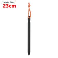 ราคา หมุดเต็นท์อลูมิเนียมกลางแจ้ง Ultra ไฟในเต็นท์อุปกรณ์เสริมสามด้าน V รูปลิ่มปักพื้น23ซม เชือก (9807362686)