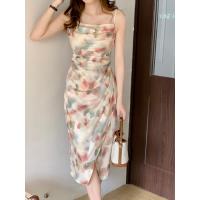 ราคา floral dress ยาว เดรสรัดรูป ผู้หญิง แฟชั่น เกาหลี สาวอวบ น่ารัก ลายดอกไม้ ไปทะเล ชุดเดรสออกงาน (20965196319)