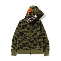 ราคา BAPE Couple Models Hoodie Sweatshirt Plus Size Shark Casual Tops Uni Sports Cardigan Zipper Jackets Plus Size M 3XL (15052195149)