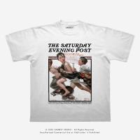 ราคา พิมพ์พรีเมี่ยม SADBOY The Saturday Semi Oversized 100 Organic Cotton เสื้อยืดคุณภาพดี (20576526757)
