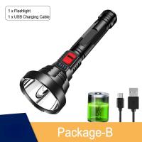 ราคา 100000LM P700 LED ไฟฉายยุทธวิธีไฟฉาย1000M ไฟ LED กันน้ำ Camping โคมไฟล่าสัตว์ (21171094299)