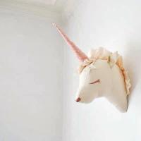 ราคา Handmade Felt หัวสัตว์ INS ตกแต่งช้าง Unicorn ของเล่นตุ๊กตาสัตว์หัวผนังตกแต่งสำหรับเด็กนุ่มติดตั้ง (21170162212)