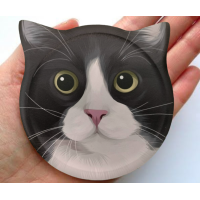 ราคา พร้อมส่ง ที่รองแก้วน้องแมว แผ่นหินรองแก้ว หินรองแก้ว ที่รองแก้ว จานรองแก้ว น้องแมว ทำความสะอาดง่าย (19324980234)