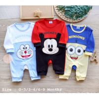 ราคา ชุดหมีขายาว ชุดหมียาวทารก ชุดเด็กมิกกี้mouse ได้ทั้ง 3ชุด ราคา 400บาท ชุดนอนเด็กทารก ชุดหมีเด็ก เสื้อผ้าเด็กแรกเกิด ผ้าฝ้าย 100 ชุดเด็กทารก (7598192707)