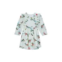 ราคา KLOSET Floral Long Sleeve Dress KID22 KD010 เดรสชุดเด็ก แขนยาว (15225637250)