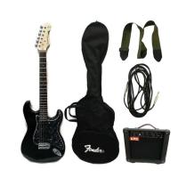 ราคา Century กีตาร์ไฟฟ้า 3 T BK แอมป์ ROCK FG30 กระเป๋าใส่กีตาร์ FENDER สายแจ็ค สายสะพาย pick GIBSON 3 ตัว (14339051)