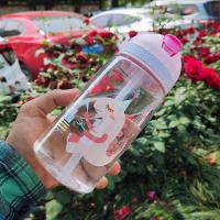 ราคา พร้อมส่งกระติกน้ำ ขวดน้า ขวดน้ำเด็กลายน่ารักๆ แบบหลอดดูด มีสายสะพาย ขวดน้ำเด็ก 480 ml (10548605342)