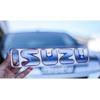 ราคา ครอบโลโก้ ISUZU ใส่ไ้ด้ตั้งแต่ปี2011 2018 ออนิวอิซูซุ ISUZU ครอบโลโก้งานแท้ ironbar พร้อมส่ง ครอบโลโก้ตัวใหม่ล่าสุด V 2 ISUZU (1579832773)