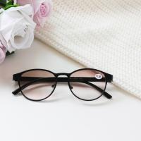 ราคา แว่นสายตายาว แว่นขยาย เลนส์สีชากันแดด 2in1 แว่นสายตายาวเย็นตา (17579777570)