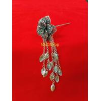 ราคา ปิ่นปักผม เครื่องประดับชุดไทย สีเงิน สีรมดำ ปิ่นปักผมชุดไทย (18524170487)