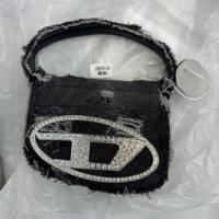 ราคา Diesel Bag Niche Design 2023 New Mini Rhinestone Messenger Bag Size 13x10x4 (20663414453)