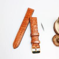 ราคา Genuine leather crocodile สายนาฬิกาหนังจระเข้แท้ งานมือ ไซร์ 20 MM ส่วนท้องไผ่เล็ก แถมสปริง รับประกันสินค้า ไม่แท้ยินดีคืนเงิน (17054531808)