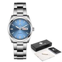 ราคา WWOOR นาฬิกาข้อมือแฟชั่นสตรีนาฬิกาควอตซ์กันน้ำนาฬิกาสีเงินนาฬิกาข้อมืออัตโนมัติสำหรับผู้หญิง 8804 (16876291553)