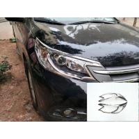 ราคา Xingfan 2Pcs ABS Chrome ด้านหน้าหลอดไฟหน้าหลอดไฟฝาครอบไฟหน้ารถยนต์สำหรับ Honda CRV 2012 2013 2014 (8984127776)