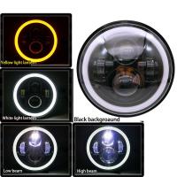 ราคา NLpearl ไฟหน้า LED ทรงกลม7 นิ้ว160W รัศมีแสงสูงต่ำไฟเลี้ยวไฟวงแหวนสำหรับ Jeep Wrangler CJ JK LJ 97 18 Davidson (11443886162)