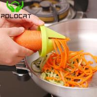 ราคา Polocat ที่ปอกผักแบบเกลียวมัลติฟังก์ชั่น Creative Kitchen เป็นขดเกลียวเครื่องขูดโรตารี่ที่ตัดผัก (6316338906)