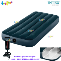ราคา Intex ส่งฟรี ที่นอนเป่าลม ดูรา บีม 2 5 ฟุต จูเนียร์ ทวิน 0 76x1 91x0 25 ม สีเขียวมิดไนท์ รุ่น 64731 ที่สูบลม ดับเบิ้ลควิ๊ก วัน (449383042)