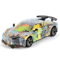ราคา โมเดลรถยนต์สปอร์ตล้อสากลรถทาสีรถของเล่นไฟฟ้าสำหรับเด็กมีไฟและของขวัญสมบูรณ์แบบดนตรี (21152026040)