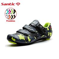 ราคา Santic รองเท้าปั่นจักรยานผู้ชายรองเท้าจักรยานเสือหมอบระบายอากาศสีอำพรางรองเท้าปั่นจักรยาน WMS17004 (19266949542)