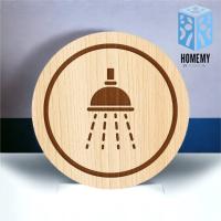 ราคา Homemy ป้ายห้องอาบน้ำ แบบที่ 2 Shower Rooom งานไม้แท้ ยิงสลักเลเซอร์คมชัดสวยงาม wood laser wooden minimal ตกแต่งร้าน รับทำป้าย รับแกะสลักเลเซอร์ (20818382067)