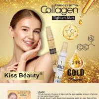 ราคา 68122 03CN คอลลาเจน 24K GOLD Kiss Beautyคอลลาเจนกับไพรเมอร์ คอลเจน คอลลาเจนฟื้นฟูสภาพผิว ไพรเมอร์ ทองคำ24K (10441719930)