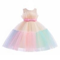 ราคา Boyroom ชุดเดรสเด็กแบบใหม่ปาร์ตี้เจ้าหญิงเด็กผู้หญิงผูกโบว์หรูหราชุดราตรีผ้าตาข่ายทูทู่แขนกุดสำหรับงานแต่งงานวันเกิด (19838781484)