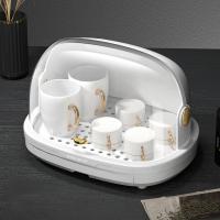 ราคา JustLiving 1ชิ้นคลีนคลับที่ห่อจานแบบพกพาสะอาดหรูหราอุปกรณ์จัดระเบียบจานห้องครัวฆ่าเชื้อชั้นวางจานระบายน้ำราววางแก้วชั้นวางกล่องวางจานเต็มไปด้วยจานและตะเกียบพร้อมกล่องกล่องเก็บของแบบมีฝาปิดฆ่าเชื้อที่บ