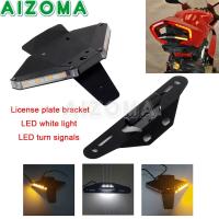 ราคา สำหรับ Ducati Panigale V4 V4R V4S 2018 2022 LED ป้ายทะเบียนผู้ถือไฟเลี้ยว Tidy Eliminator สำหรับ Streetfighter V2 V4 S (19616619275)