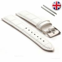 ราคา สายนาฬิกาข้อมือ หนังจระเข้แท้ ขนาด 10 มม 12 มม 14 มม 16 มม 18 มม 20 มม 24 มม สําหรับผู้ชาย และผู้หญิง WYUE (19215524555)