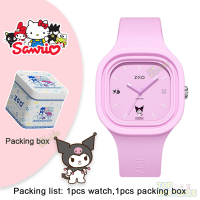 ราคา Sanrio Hello Kitty นาฬิกาฮัลโหลคิตตี้ของแท้สำหรับเด็ก100 นาฬิกากันน้ำนาฬิกาควอตซ์สร้อยข้อมือแฟชั่นเมโลดี้นาฬิกาข้อมือน่ารักฟังก์ชันส่องสว่างชัดเจนสายรัดซิลิโคนอ่อน Cinnamoroll ของขวัญวันเกิด887 (16291