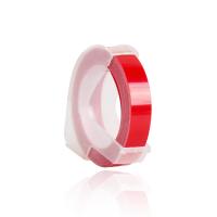 ราคา 1ม้วนสีแดง9มิลลิเมตรเข้ากันได้Dymo 3DพีวีซีลายนูนเทปสำหรับDYMO Plabelเครื่องพิมพ์1011 1610 12965 1540 1880 XPRESS MOTEX E101 E202 E303 DYMOติดฉลากคู่มือฉลาก (4462178938)