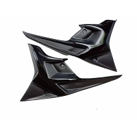 ราคา กาบข้าง YAMAHA M Slaz เอ็มสแลซ ทรง F สีดำเงา ผลิตจากวัสดุพลาสติก ABS อย่างดีแข็งแรงทนทานติดตั้งง่าย (12695828471)