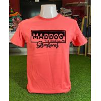 ราคา เสื้อยืดเเขนสั้นmaddog แท้100 คละลาย ผู้ชาย ผู้หญิงใส่ได้ (12501420768)