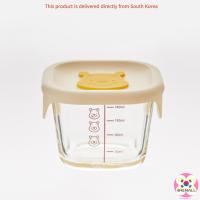ราคา LocknLock Disney Winnie the Pooh Glass Steam Container BABY FOOD GLASS CONTAINER 3P Set Glass Baby Tableware 230ml LocknLock Gift Box Package SetFood Storage (21054177286)