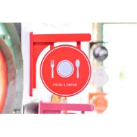 ราคา ป้ายโลโก้ร้าน แบบกลม หน้าหลัง ร้านคาเฟ่สุดเก๋ ป้ายร้านอาหาร ป้ายออฟฟิต ป้ายร้านค้า ป้ายแต่งร้าน แบบ 2 หน้า สุดชิค (20727296839)