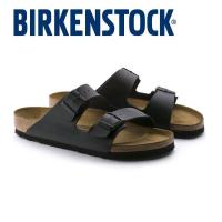 ราคา Birkenstockรองเท้าแตะ Mens Arizona Regular Black 051791 Birko Flor Made in Germany (18533527145)