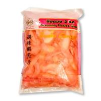 ราคา ช้างคู่ ขิงดองแผ่นแดง 1000 กรัม ขิงดอง ขิง (18676397688)