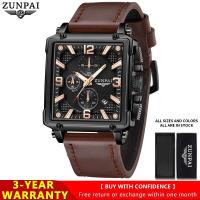 ราคา ZUNPAI นาฬิกาควอตซ์สำหรับผู้ชายนาฬิกาสปอร์ตสายหนังกันน้ำของแท้นาฬิกาแนวโน้มแฟชั่นปฏิทินนาฬิกาข้อมือหรูหราควอตซ์คุณภาพสูงหรูหราแบรนด์หรูฟรีพร้อมกล่อง (19925491785)