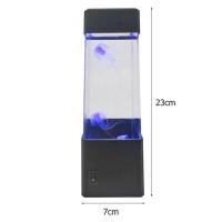 ราคา Led Jellyfish Tank Night Light Color Changing Table Lamp Aquarium Electric Mood Lava Lamp For Kids Children Gift Home Room Decor (11528983890)