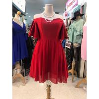 ราคา มาแล้ว ชุดเดรสออกงาน สาวอวบ ชุดออกงานสาวอวบ แขนกระดิ่ง (18568419739)