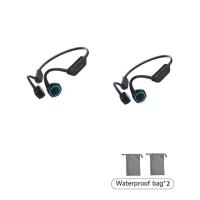 ราคา Adzuki Bean IPX8 Waterproof Swimming Earphones X15 Wireless Bluetooth Bone Conduction Headphones With Mic 32G MP3 Sports Headset (19708719815)