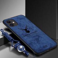 ราคา LANLIN เคสพัดลมพกพาสำหรับ iPhone 12 iPhone 12 Pro iPhone 12 Pro iPhone 12 Pro Max iPhone 12 12เคสผ้าเนื้อผ้ารูปกวางกันกระแทกแบบนิ่มซิลิโคนไฮบริดเคสหลังแบบกวางสำหรับ iPhone 12 (20074896359)