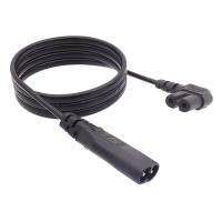 ราคา Black 2 Prong C7 to C8 Extension Cable Power Supply Cord Figure 8 Elbow AC Power Charge Cable For TV Electric Bike Laptop 0 5M (20756145537)