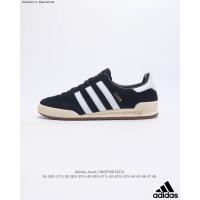 ราคา New Release Adidas Originals Hamburg Classic Sneakers with Premium Leather Finish รองเท้าผ้าใบผู้ชาย รองเท้าบาสเกตบอล รองเท้าเทรนนิ่ง รองเท้าวิ่งเทรล รองเท้าผ้าใบสีดำ (20576032114)